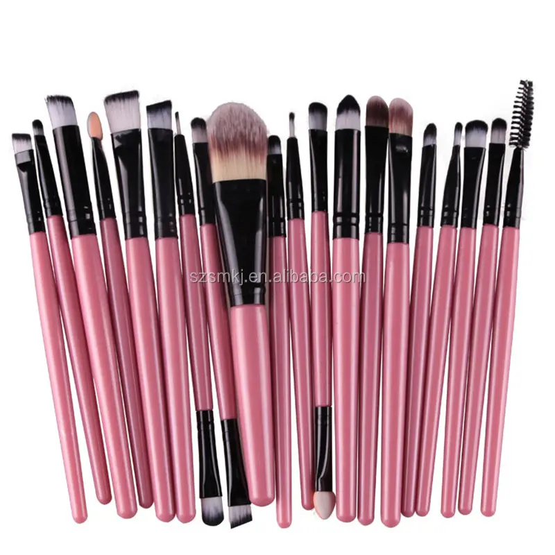 Human髪20 PCS Makeup Brushes Set MakeアップToiletry Kit Make Up Brush Set Case Cosmetic Foundation Brush