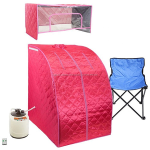Portátil interior Personal <span class=keywords><strong>Spa</strong></span> Sauna <span class=keywords><strong>de</strong></span> vapor con ionizador <span class=keywords><strong>de</strong></span> aire <span class=keywords><strong>de</strong></span> calefacción <span class=keywords><strong>pie</strong></span> Pad y silla - Product Image 5