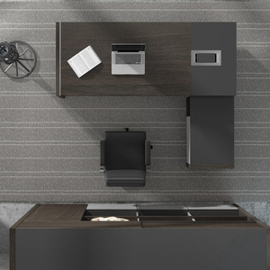 <strong>L</strong> <strong>shape</strong> <strong>office</strong> <strong>table</strong> furniture fashional modern <strong>office</strong> desk for boss desk top:mdf/ other part:mfc hm - Product Image 3