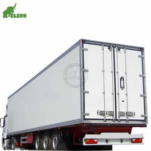 Hot Sale 45 Kaki Tri-Axle Van Pendingin Semi Trailer Kargo Tertutup Kotak Truk Trailer Harga