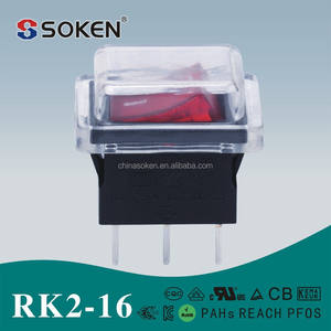 Rk2-16 SPST Rocker Switch impermeable para calentador eléctrico con ENEC certificación <span class=keywords><strong>TUV</strong></span> - Product Image 3
