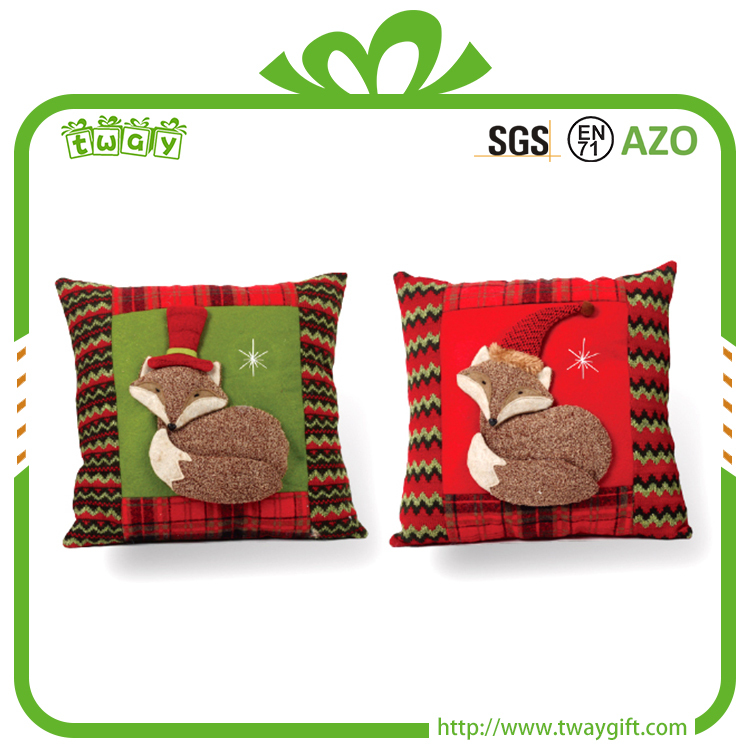 Factory supplied directly 14 inch stuffing plush chair cushion pillow Christmas decorative pillows