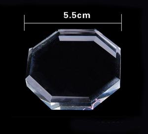 مسمار الفن شفافة الزجاج الطلاء الصباغ خلط ملعقة لوحة مانيكير مسمار أداة فنية صفيحة الظفر - Product Image 5