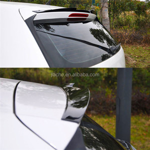 Lato posteriore del Tetto Spoiler lama di Ali per <span class=keywords><strong>Volkswagen</strong></span> VW <span class=keywords><strong>Polo</strong></span> Standard 2011-2018 Non Per GTI <span class=keywords><strong>R</strong></span> ABS Pianoforte nero Trim Grembiuli Winglet - Product Image 3