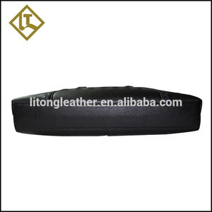 2015 Designer marque Custom <span class=keywords><strong>serviette</strong></span> <span class=keywords><strong>serviette</strong></span> en <span class=keywords><strong>cuir</strong></span> <span class=keywords><strong>noir</strong></span> hommes porte - documents en <span class=keywords><strong>cuir</strong></span> - Product Image 4