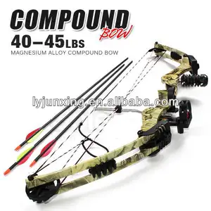 BEST SELLER!!!107 red 40--50lbs compound bow hunting bow and arrow