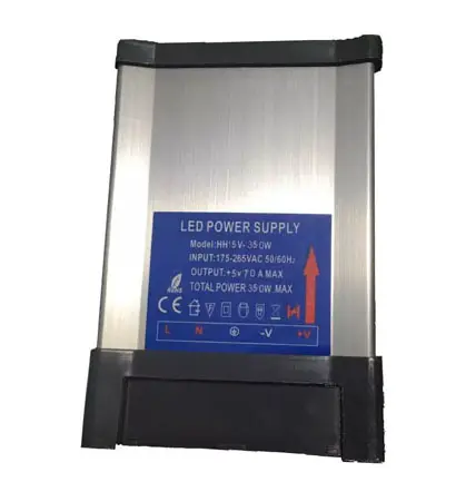 LEDストリップ用5v 70a 350w定電圧防雨LED電源、CE付きディスプレイ、ROHS承認済み