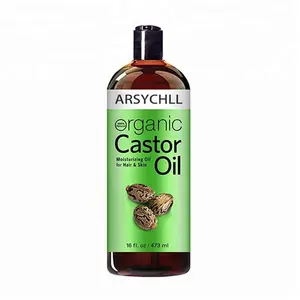 Aceite de ricino hidrogenado para pestañas, cabello, cejas, cara y piel