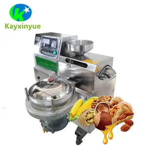 Máquina automática de prensado de aceite de cacahuete, soja y Palma, alta eficiencia, KXY-OP12, con filtro