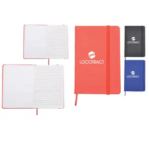 promotional gifts Innovative fancy and cute customizable a5 a6 pu leather notebook with belt and button