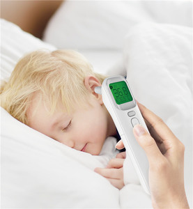 Điện hồng ngoại trán và tai Nhiệt kế cho em bé và người lớn ROHS chứng nhận phía trước termometor IR Nhiệt kế infrarouge - Product Image 1