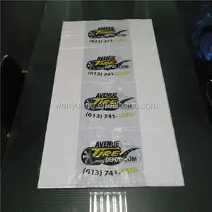 Disposable Custom Pe Ldpe Clear Plastic Car Spare Tire Tote Storage Cover Tyre Packaging Bag With Logo