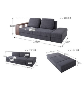 Diseño moderno <span class=keywords><strong>EKL</strong></span> 3P Sala de estar moderna Muebles para el hogar Sofá cama con almacenamiento - Product Image 6