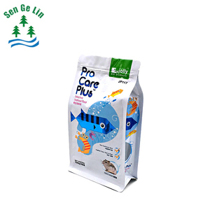 Fondo plano caja bolsa ocho lado sello bolsa de comida para mascotas - Product Image 6
