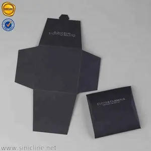 Sinicline 검은 종이 사용자 정의 접이식 SIM 카드 봉투
