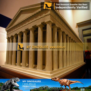 Réplica en miniatura de Templo de <span class=keywords><strong>Parthenon</strong></span>, simulación en V para decoración de parque - Product Image 4