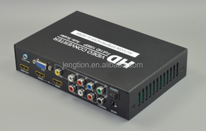 YPBPR 3RCA AV CVBS Composite VGA HDMI Tous Les Vidéo et Coaxial Audio à HDMI Scaler Convertisseur avec <span class=keywords><strong>2</strong></span> xUSB médias lecteur - Product Image 3