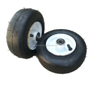 Neumático Liso 8x3.00-4 con Rodamiento de Bolas, Neumático Sin Cámara para Cortacésped, Nuevo, con Rueda de Goma - Product Image 2