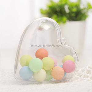 Decoración <span class=keywords><strong>de</strong></span> boda, Box-8CM acrílico transparente con forma <span class=keywords><strong>de</strong></span> corazón <span class=keywords><strong>de</strong></span> alta calidad - Product Image 2