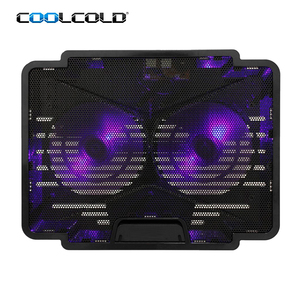 Support de refroidissement pour tablette <span class=keywords><strong>PC</strong></span>, ordinateur <span class=keywords><strong>portable</strong></span>, <span class=keywords><strong>plaque</strong></span> de refroidissement avec lumière LED, support de refroidissement pour ordinateur <span class=keywords><strong>portable</strong></span> de 17 pouces - Product Image 2
