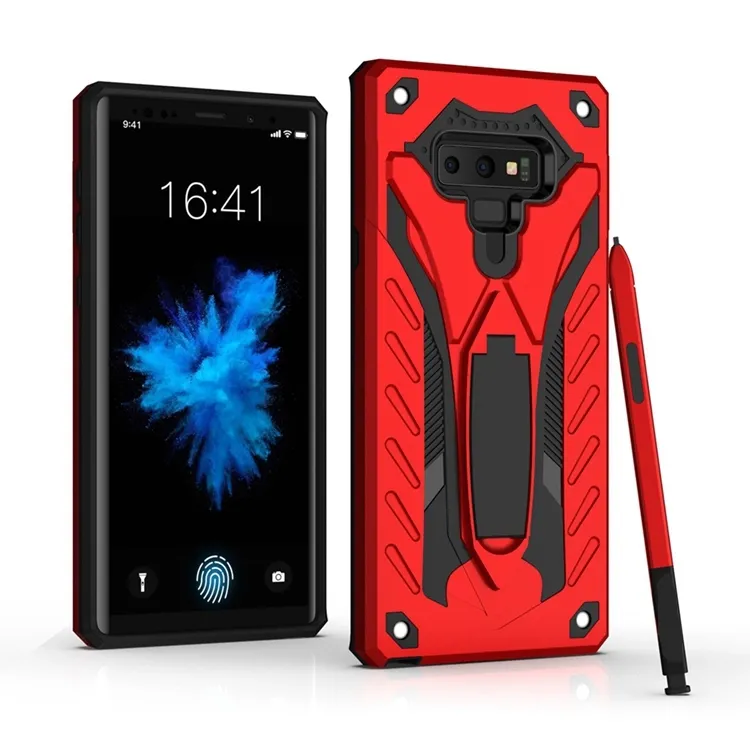 Kickstand TPU PC Heave Duty Rugged Phone Case Back Cover for Samsung Galaxy Note 9 10 20 S22 S23 Ultra