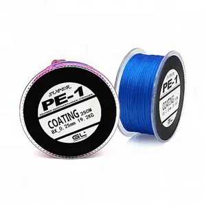 high quality color coated PE braided fishing line OEM wholesale chinese fishing tackle