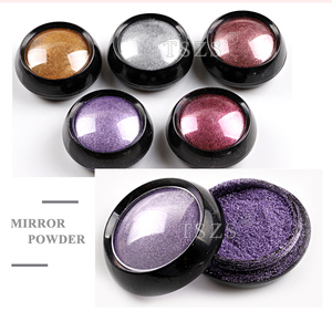1 boîte de poudre à ongles, <span class=keywords><strong>effet</strong></span> <span class=keywords><strong>miroir</strong></span>, poudre chromé, or <span class=keywords><strong>rose</strong></span>, poudre à paillettes pour nail art - Product Image 5