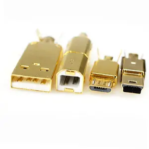 Soket Konektor USB A /B Mico/Mini USB Jack Tail Sockect Port Konektor USB Konektor Sockect