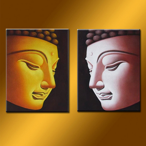 hecho a mano <span class=keywords><strong>de</strong></span> <span class=keywords><strong>buda</strong></span> pintura sobre lienzo para la decoración - Product Image 1