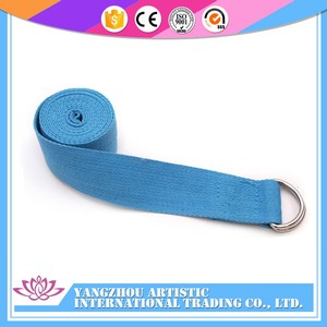 Chine gros <span class=keywords><strong>pas</strong></span> <span class=keywords><strong>cher</strong></span> de haute qualité <span class=keywords><strong>coton</strong></span> <span class=keywords><strong>Sangle</strong></span> de yoga avec étiquette - Product Image 1