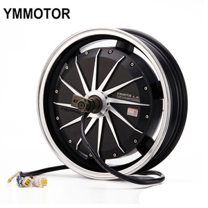 Motore Elettrico a Mozzo DC Brushless a Magneti Permanenti da 14 Pollici, 3000W, 72V, IP67 Impermeabile, Alta Qualità per Scooter Elettrici, Ciclomotori e Motocicli - Product Image 3