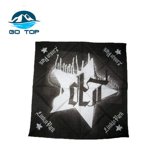 En gros Personnalisé Bandana Solide Carré Coton Bandana <span class=keywords><strong>dessin</strong></span> mouchoir - Product Image 2