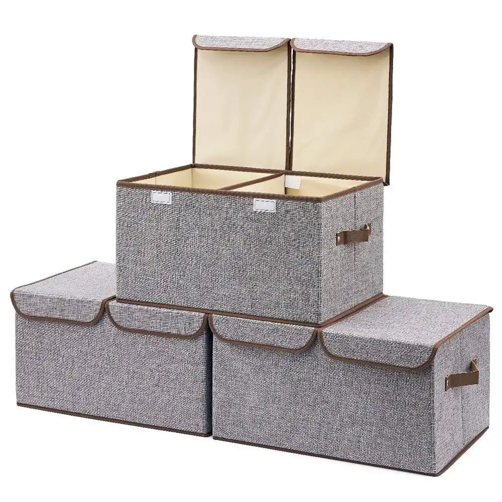 Caixa de armazenamento de sutiã, caixa de armazenamento de sutiã dobrável, não-tecido, para pano, feito sob encomenda, organizador de roupas, retangular, moderno