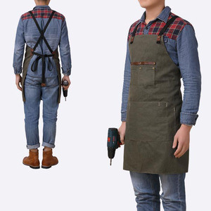 Lona revestida herramienta delantal <span class=keywords><strong>para</strong></span> artesano trabajando - Product Image 3