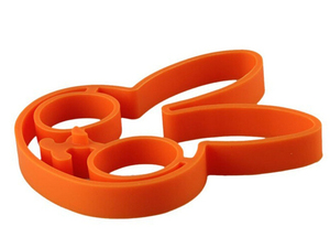 Dispositif à omelette de lapin en <span class=keywords><strong>Silicone</strong></span>, anneau de crêpière pour œufs c Bar à manger, <span class=keywords><strong>moule</strong></span> à pastèque de lapin - Product Image 3