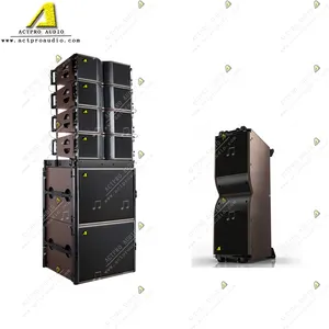 KR208 Mini Draagbare Actieve Line Array Dubbele 8 Inch 2-Weg Luidspreker Sound Systeem Passieve Actieve Pro Audio Geluid