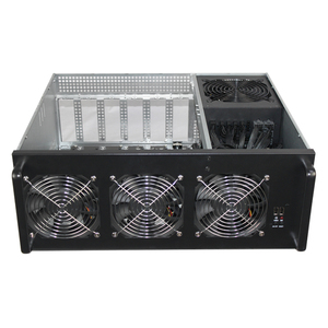 Computers erver gehäuse 6GPU Server gehäuse 4u PC Server gehäuse mit Motherboard