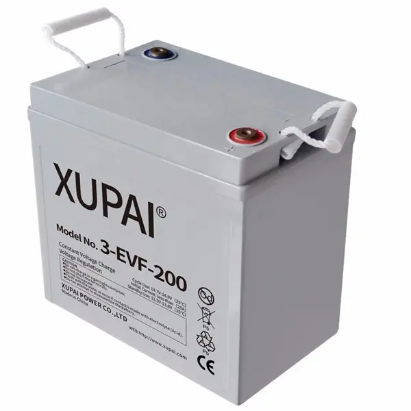 3-EVF-200 Lood-zuur Type 6V 200AH Batterij Voor Elektrische Auto Batterijen