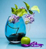 Lalique ELYSEE Vase en verre de style français clair jaune Europe couleur cristal coloré décor à la maison Vase de table avec motif de feuille d'érable - Product Image 3