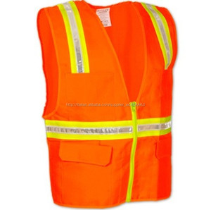 Top vendita fluorescente giorno personalizzato/lavoro notturno arancione cantiere/lavori stradali di sicurezza giubbotto - Product Image 1