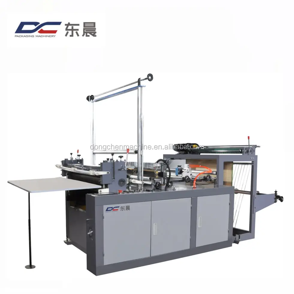 PE plastic film hot sealing cold cutting machine bag maker