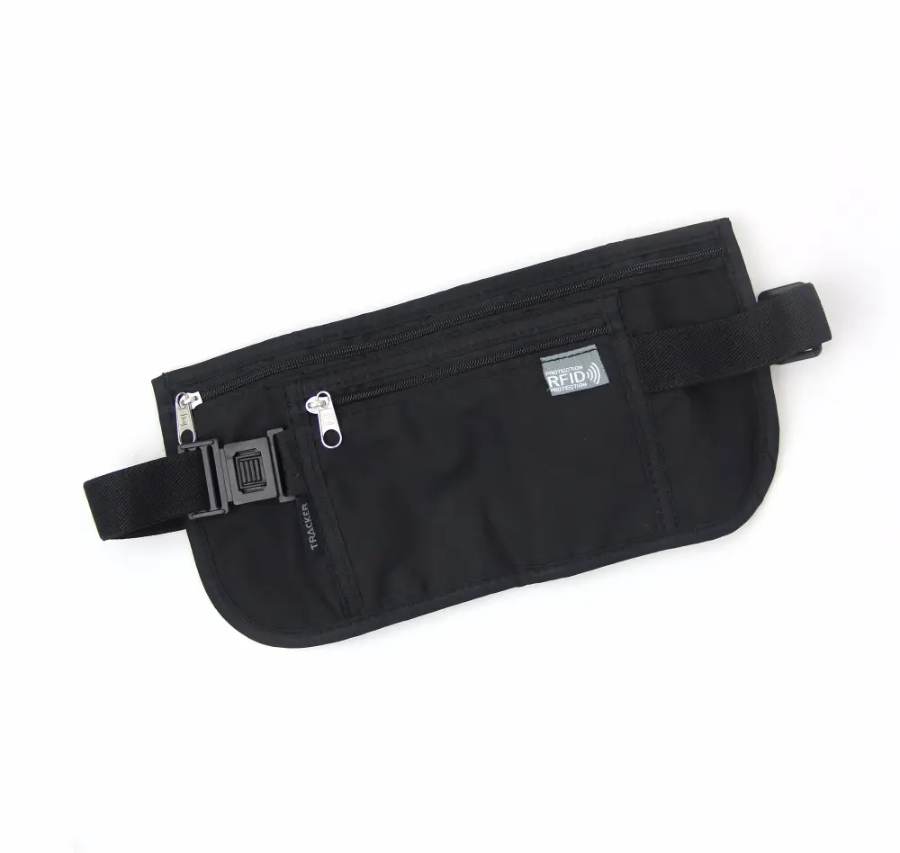 2018 new style RFID Security Travel Money Belt/Waist Money Bag/waist money belt