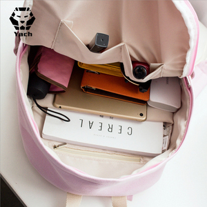 Hand Khaki Casual Plain Natural Kids Blank <strong>Mini</strong> <strong>White</strong> Vintage School Unisex New Fashion Laptop Print Canvas <strong>Backpack</strong> - Product Image 6