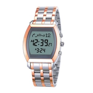 Cadeau religieux islamique, alarme de prière musulmane, marque-page Coran, capteur de la Mecque, date Hijri, montre numérique LCD étanche - Product Image 4