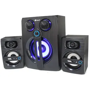 2.1 संचालित वूफर लकड़ी के स्पीकर संगीत Subwoofer वक्ताओं