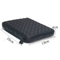 Funda de Espuma EVA Semirrígida para Tablet de 10, 11 y 12 Pulgadas, Negra, Duradera, Portátil, Estilo Coreano, Impermeable, a Prueba de Golpes, con Asa