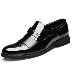 Tamaño 37-48 británico de los hombres traje de negocios zapatos de cuero de moda clásica boda reunión zapatos de cuero