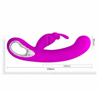 Vibrador Conejo Grande Pretty Love de Baile, Vibrador Dildo de Gran Potencia para la Masturbación Femenina, Estimulador de Clítoris y Punto G