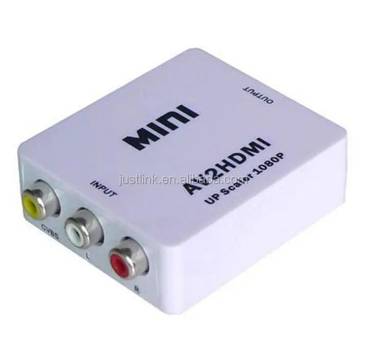 En gros approvisionnement d'usine mini AV au Convertisseur HDMI boîte pour Composite Analogique Entrée RCA pour HDMI Détartreur à 720P 1080P