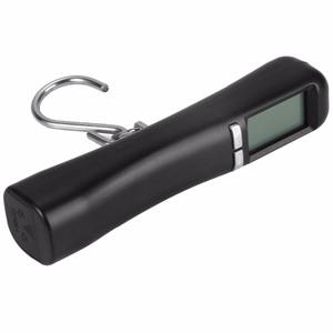 대형 LCD 디스플레이 및 항공사 여행을 위한 110lbs/50kg 용량이 있는 디지털 교수형 우편 수하물 저울, 블랙 스케일 - Product Image 3